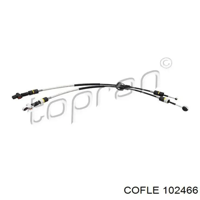 XS4R7E395HD Ford Linka dźwigni zmiany biegów podwójna