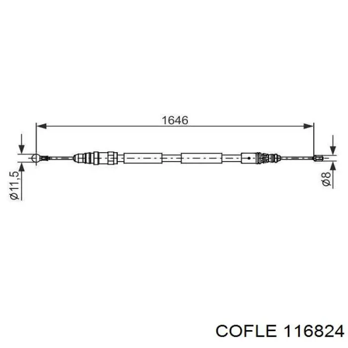 Linka hamulca ręcznego tylna prawa Opel 93459142 cena, od 22,51 USD