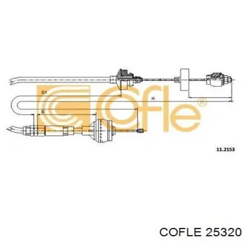 60567414 Fiat/Alfa/Lancia linka gazu