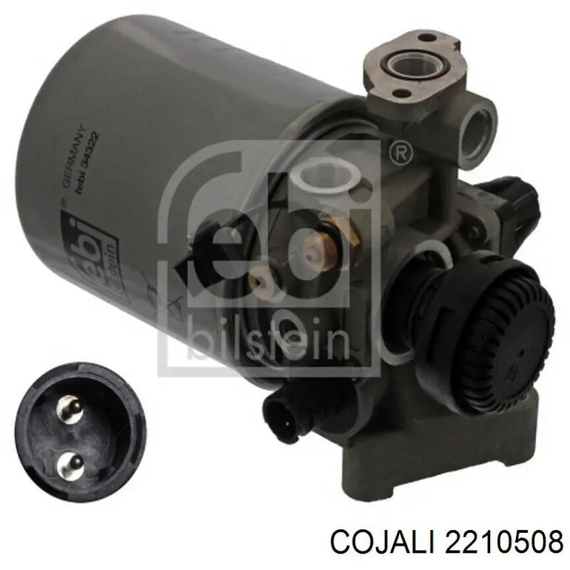 Osuszacz powietrza układu pneumatycznego Cojali 2210508 cena, od 145,82 USD