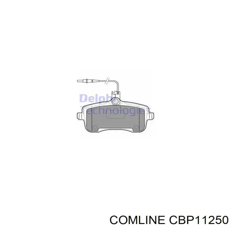 Do koszyka CBP11250 Comline Klocki hamulcowe przednie tarczowe