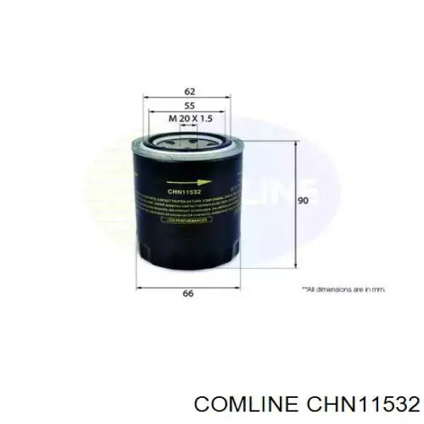 CHN11532 Comline filtr oleju