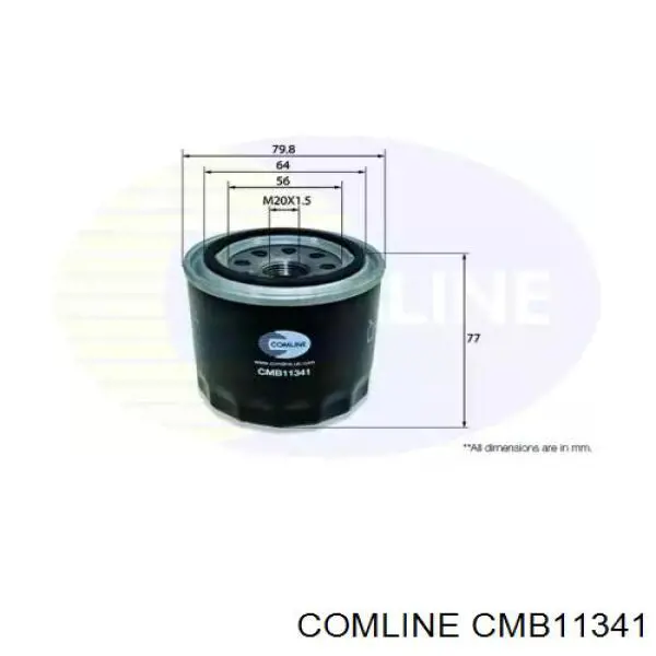 CMB11341 Comline Filtr oleju