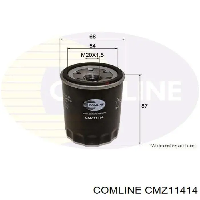 CMZ11414 Comline Filtr oleju