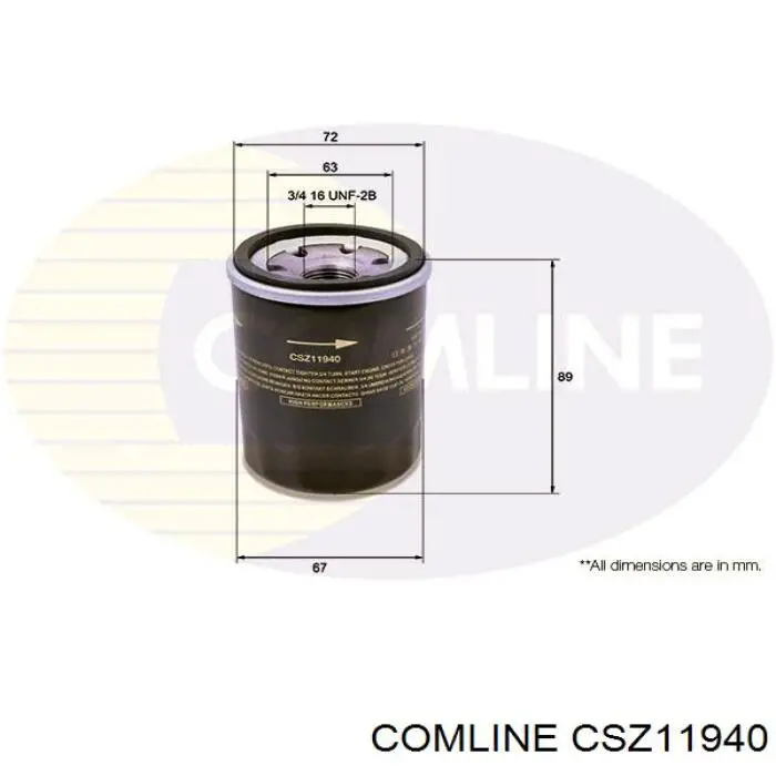 CSZ11940 Comline filtr oleju