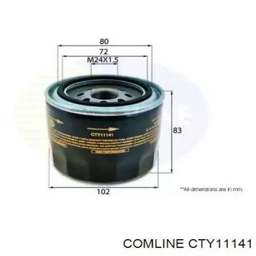 CTY11141 Comline filtr oleju