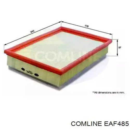 EAF485 Comline filtr powietrza