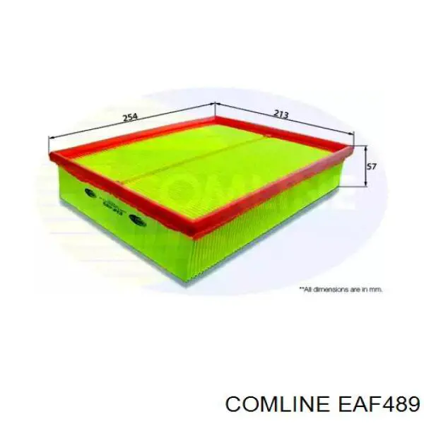 EAF489 Comline filtr powietrza