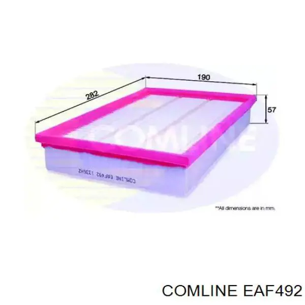 EAF492 Comline filtr powietrza