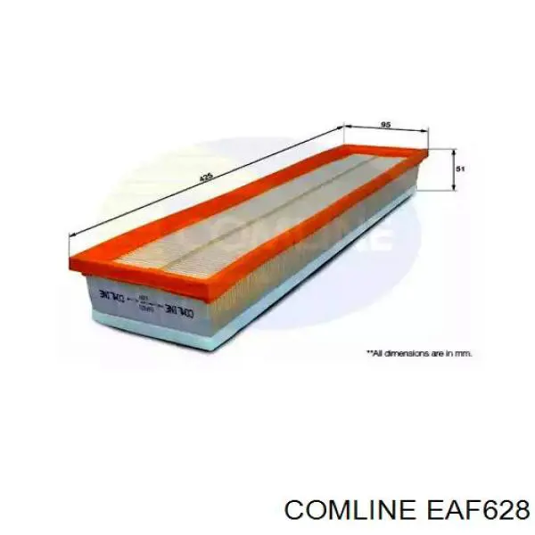 EAF628 Comline filtr powietrza