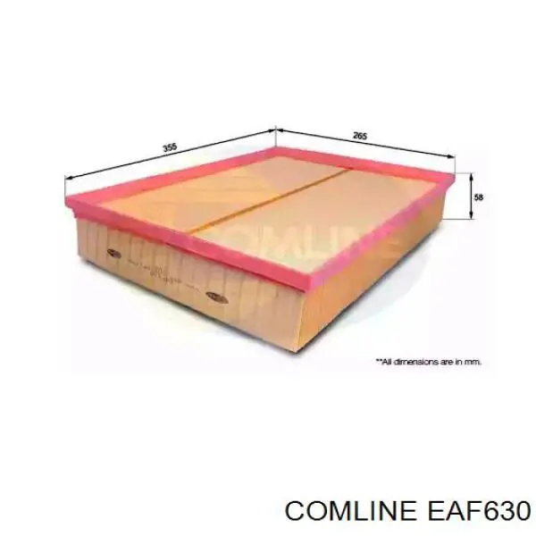 EAF630 Comline Filtr powietrza