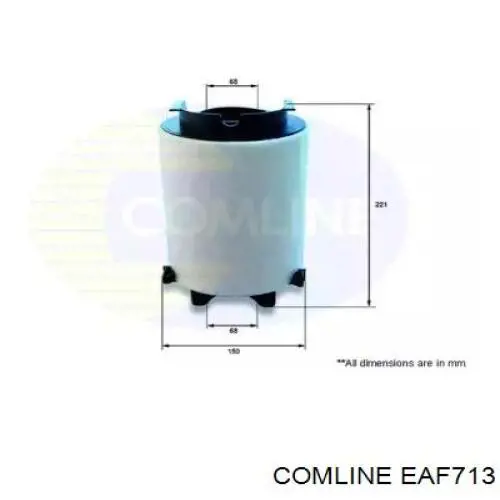 EAF713 Comline filtr powietrza