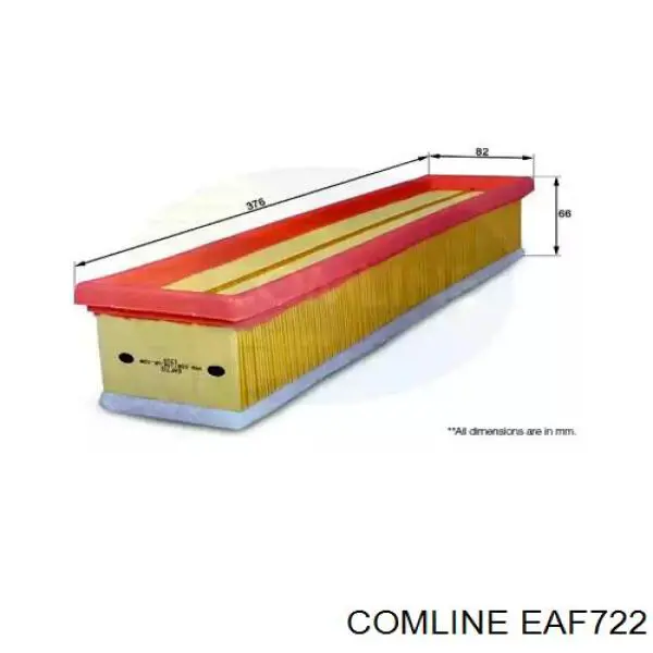 EAF722 Comline filtr powietrza