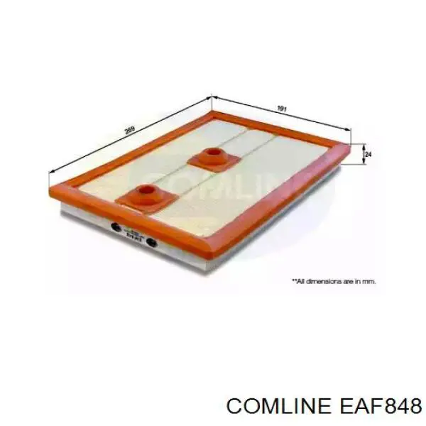 EAF848 Comline filtr powietrza