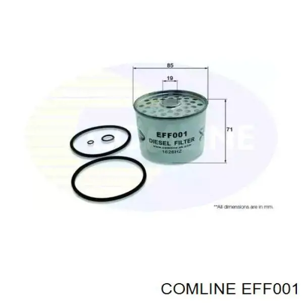 Do koszyka EFF001 Comline Filtr paliwa