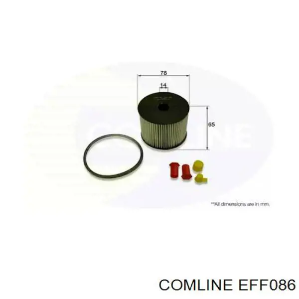 EFF086 Comline filtr paliwa