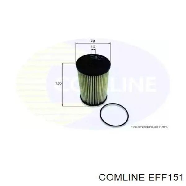 EFF151 Comline Filtr paliwa