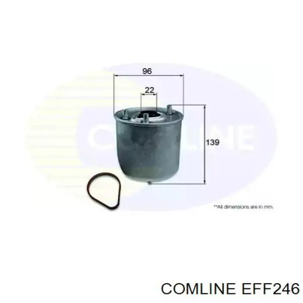 EFF246 Comline filtr paliwa