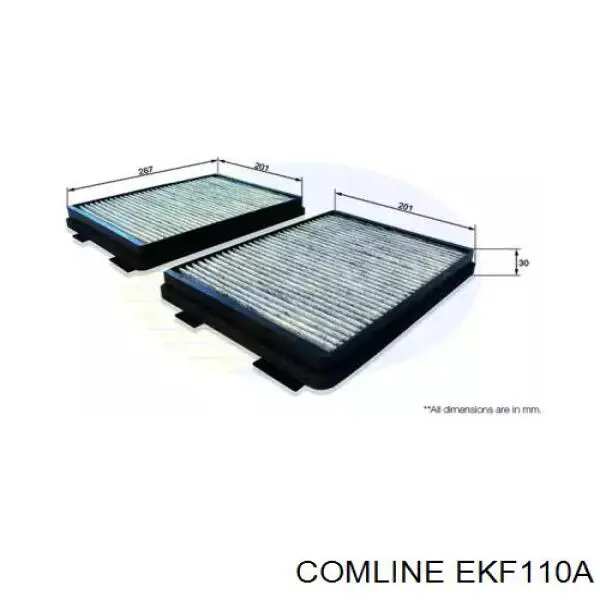 EKF110A Comline filtr kabiny