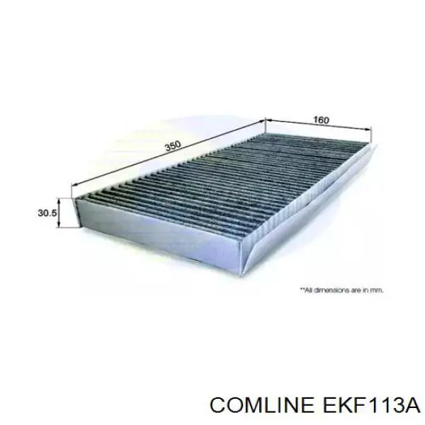 EKF113A Comline filtr kabiny