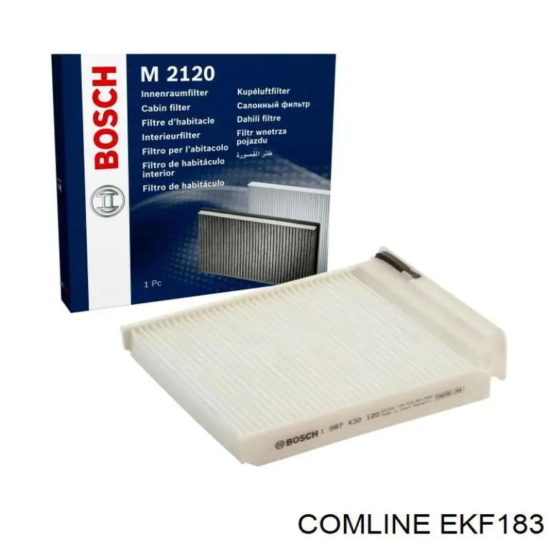 Do koszyka EKF183 Comline Filtr kabiny