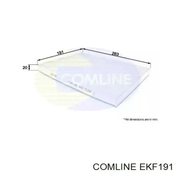 EKF191 Comline filtr kabiny