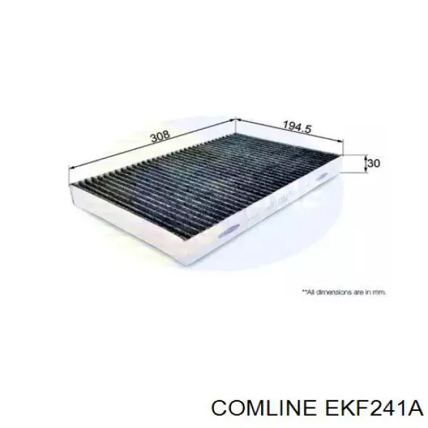 EKF241A Comline filtr kabiny