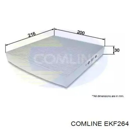 EKF264 Comline filtr kabiny