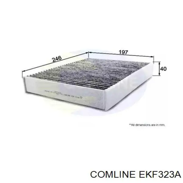 EKF323A Comline filtr kabiny