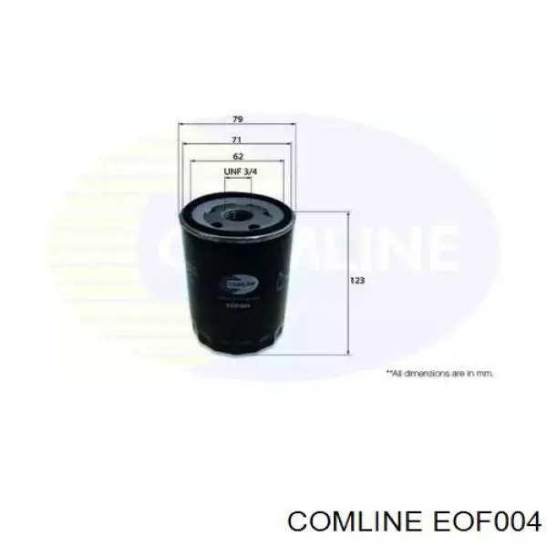 EOF004 Comline filtr oleju