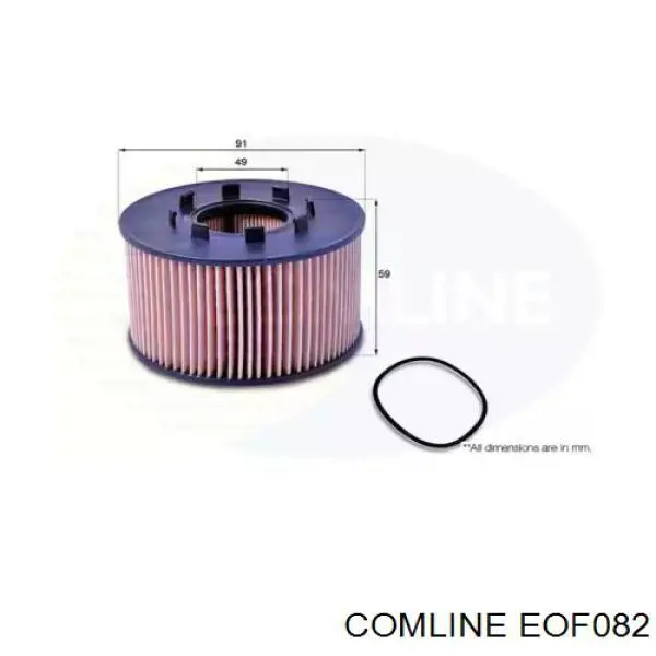 EOF082 Comline filtr oleju