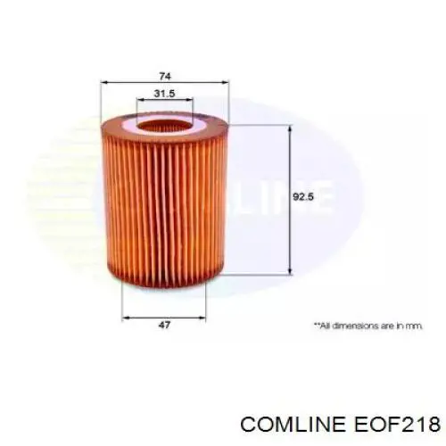 EOF218 Comline filtr oleju