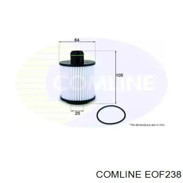 EOF238 Comline Filtr oleju