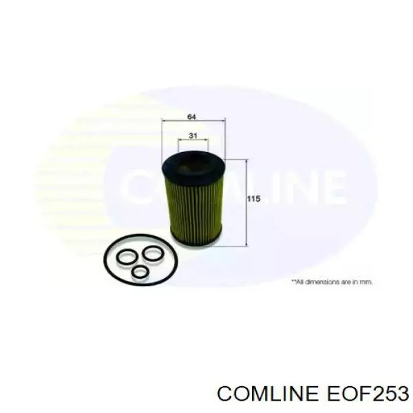 EOF253 Comline filtr oleju