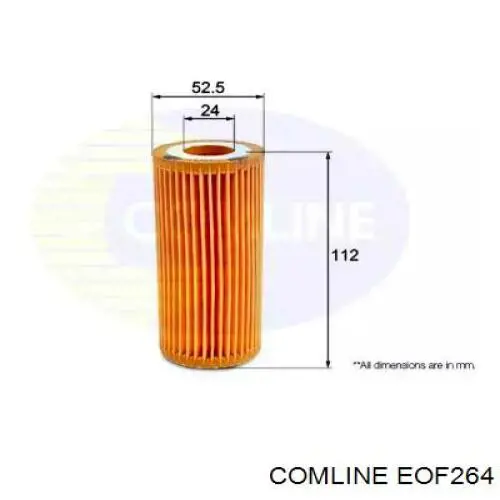 EOF264 Comline Filtr oleju