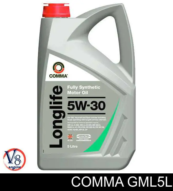 Olej do silnika Comma GML5L cena, od 49,28 USD