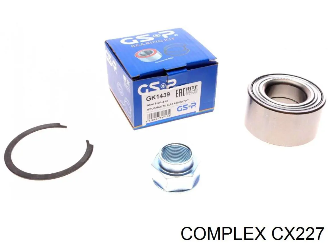 CX227 CX/Complex Łożysko piasty przedniej