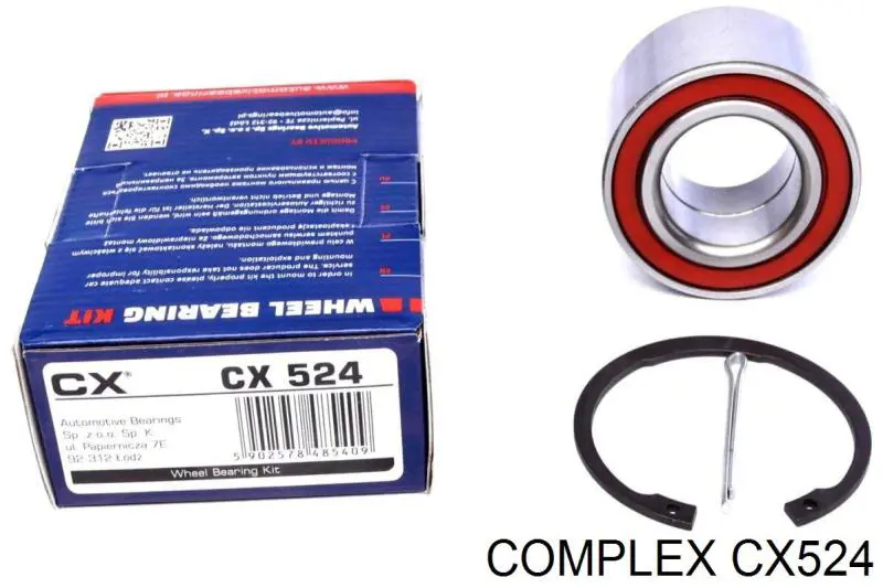 Łożysko piasty przedniej CX/Complex CX524