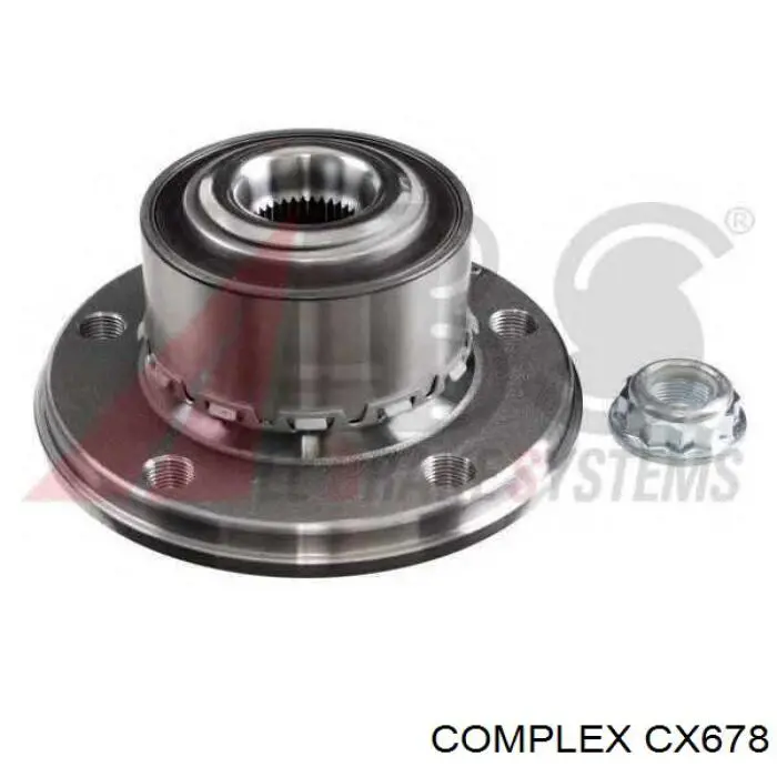 CX678 CX/Complex Piasta przednia
