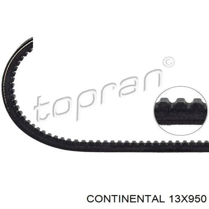 Pas napędowy mechanizmów Continental/Siemens 13X950 cena, od 9,13 USD