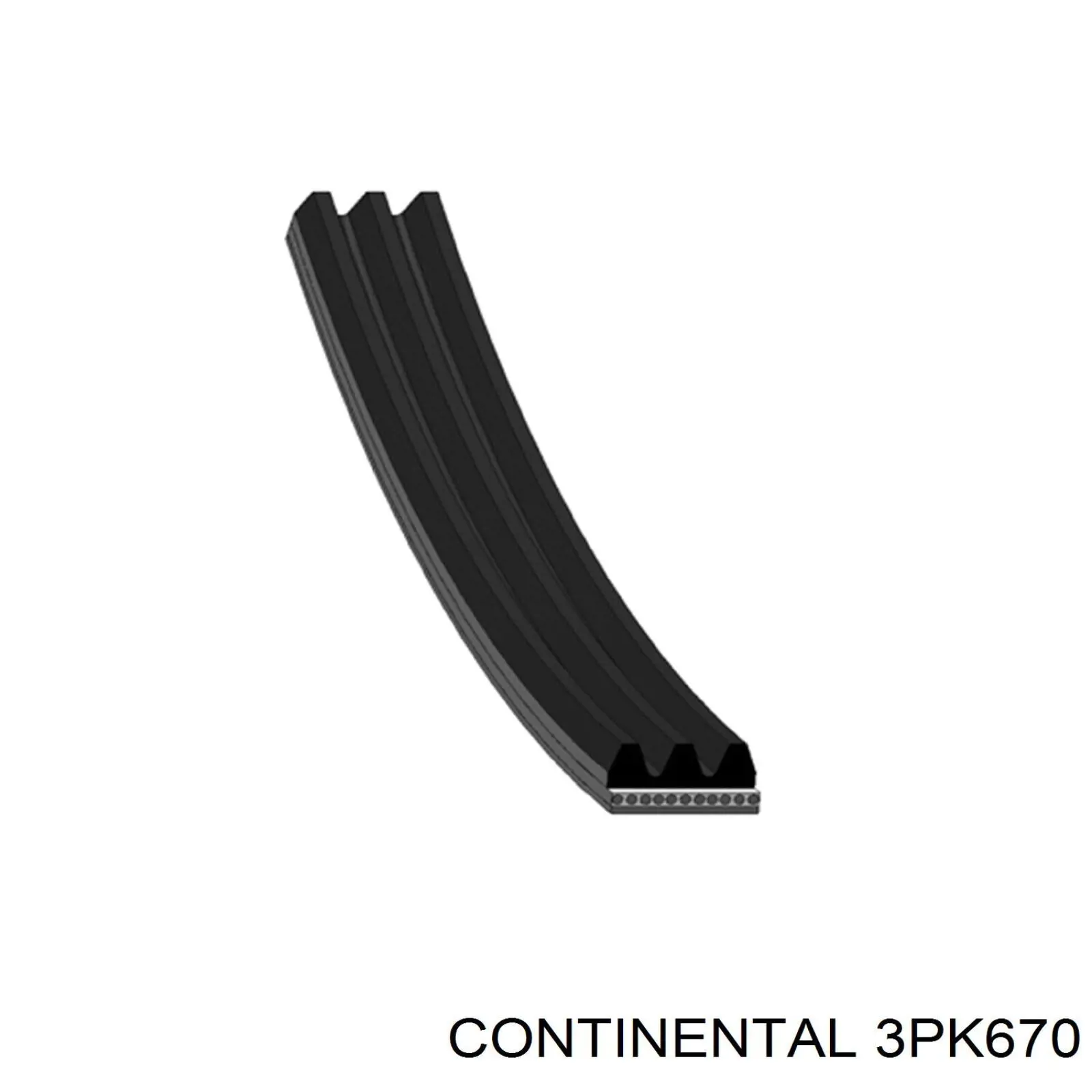 3PK670 Continental/Siemens Pas napędowy mechanizmów