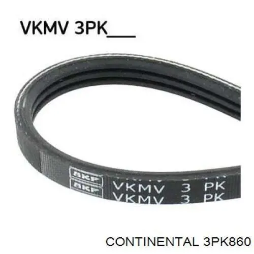 3PK860 Continental/Siemens Pas napędowy mechanizmów
