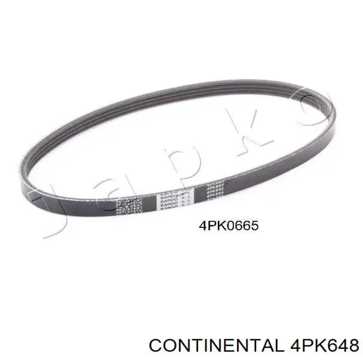 Pas napędowy mechanizmów Continental/Siemens 4PK648 cena, od 7,53 USD