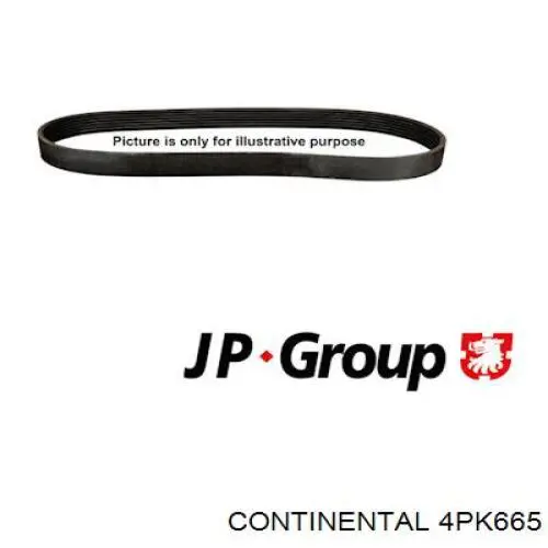 Pas napędowy mechanizmów Continental/Siemens 4PK665 cena, od 8,72 USD