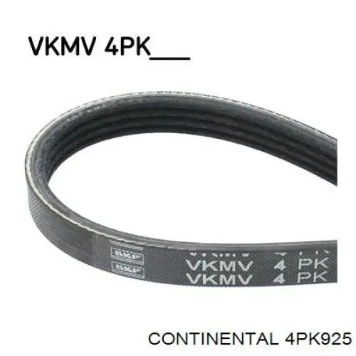 Pas napędowy mechanizmów Continental/Siemens 4PK925 cena, od 10,03 USD