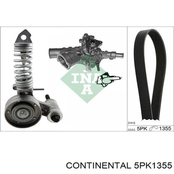 Do koszyka 5PK1355 Continental/Siemens Pas napędowy mechanizmów