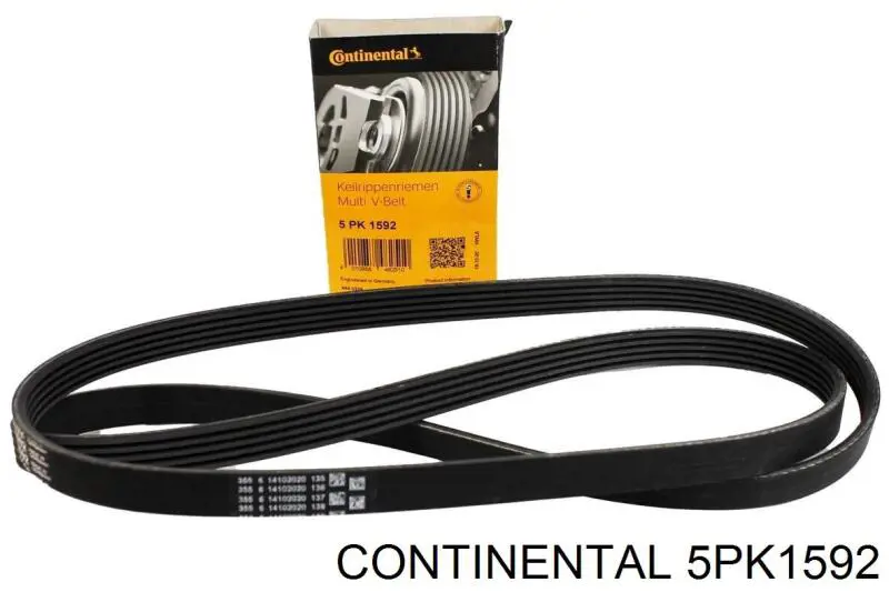Pas napędowy mechanizmów Continental/Siemens 5PK1592 cena, od 15,62 USD
