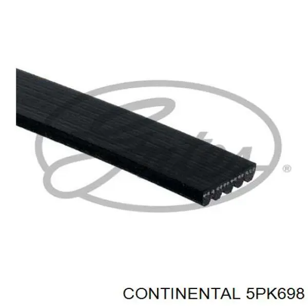 Pas napędowy mechanizmów Continental/Siemens 5PK698 cena, od 12,46 USD
