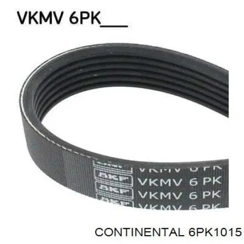 Pas napędowy mechanizmów Continental/Siemens 6PK1015 cena, od 14,57 USD