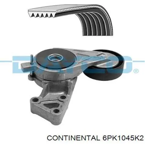 6PK1045K2 Continental/Siemens pasek napędowy mechanizmów, zestaw